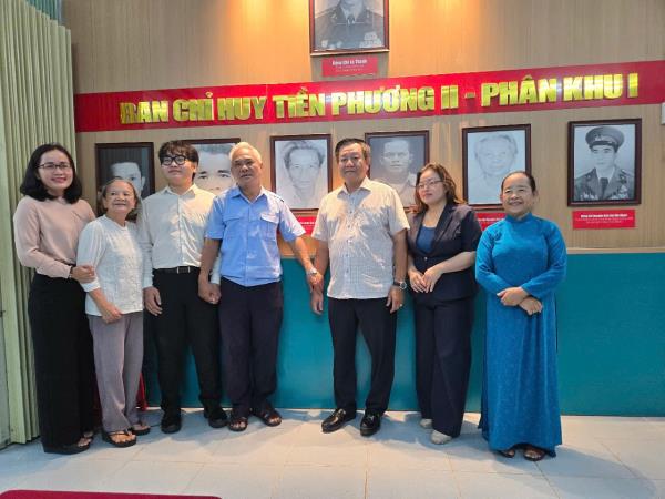 GIAO LƯU BAN LL TRUYỀN THỐNG KHÁNG CHIẾN LIÊN QUẬN 4- THÀNH UỶ  SÀI GÒN GIA ĐỊNH VỚI ĐỘI BIỆT ĐỘNG 67B GÒ VẤP.