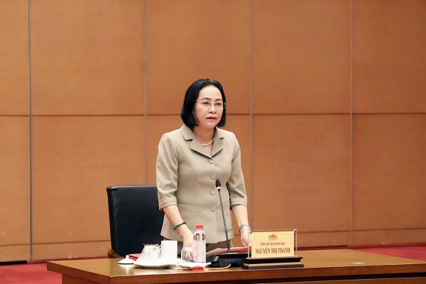 PHÁT BIỂU CỦA PHÓ CHỦ TỊCH QUỐC HÔI NGUYỄN THỊ THANH TIẾP ĐOÀN BAN LIÊN LẠC CỰU CÁN BỘ ĐOÀN PHÍA NAM.