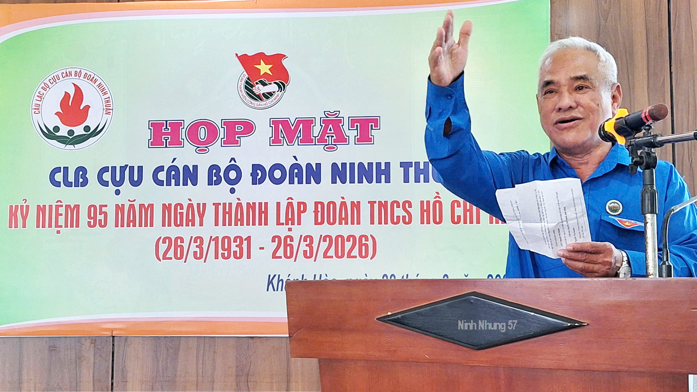 BÀI PHÁT BIỂU CỦA TS.LÊ HỒNG LIÊM  -TRƯỞNG BAN LIÊN LẠC CỰU CÁN BỘ ĐOÀN PHÍA NAM