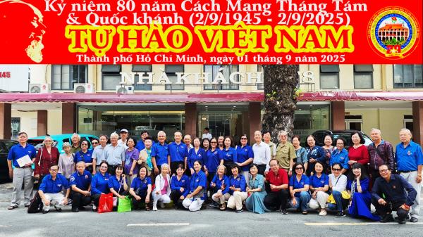 CHÀO MỪNG 80 NĂM CÁCH MẠNG THÁNG TÁM THÀNH CÔNG (19/8-1945 -19/8/2025) VÀ QUỐC KHÁNH 2/9 (1945 – 2025) HỌP MẶT  TỰ HÀO VIỆT NAM 